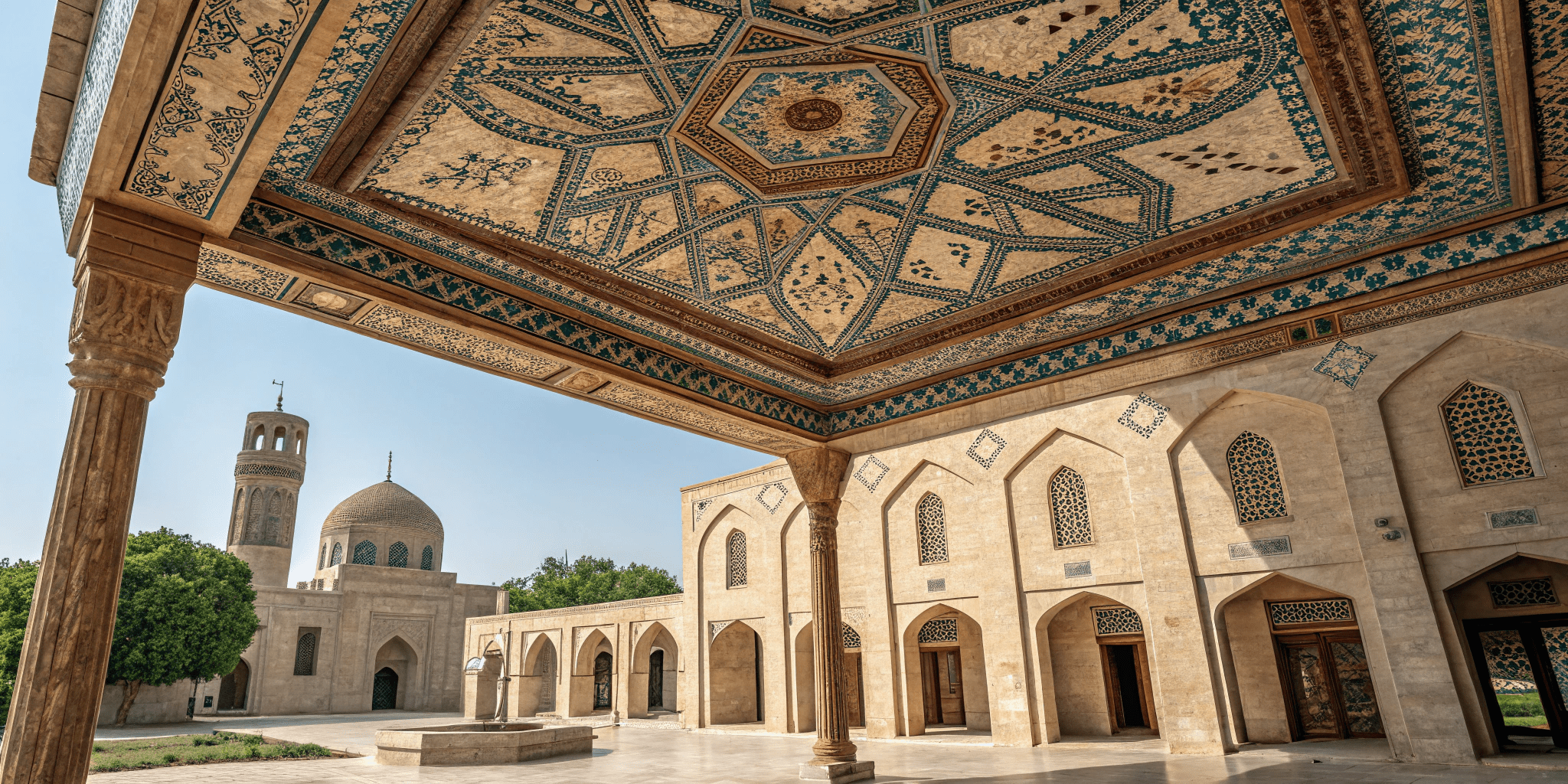 نمای سقف شیروانی جلوی ساختمان