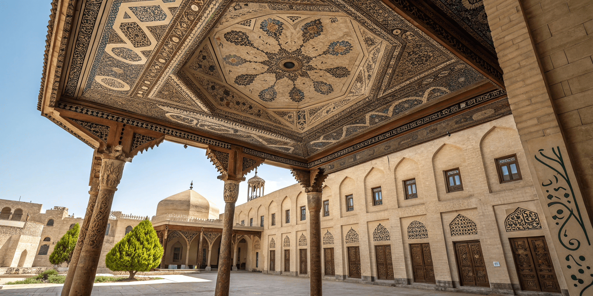 نمای سقف شیروانی جلوی ساختمان