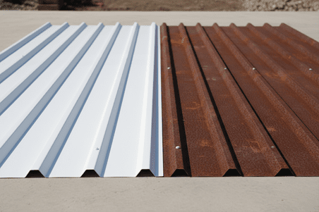 مقایسه ورق سقف انبار فلزی و UPVC