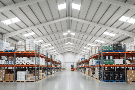 ورق سقف انبار مناسب برای کالاهای حساس به رطوبت