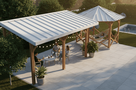 تفاوت ورق UPVC ذوزنقه‌ای با ورق‌های گالوانیزه