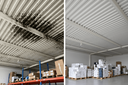 بهترین ورق سقف سوله برای مناطق بارانی