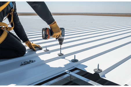 پوشش سقف سوله با ورق گالوانیزه