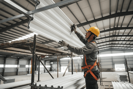 هزینه پوشش سقف سوله با ورق ذوزنقهای