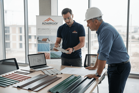 تفاوت ورق UPVC ذوزنقه‌ای با ورق‌های گالوانیزه