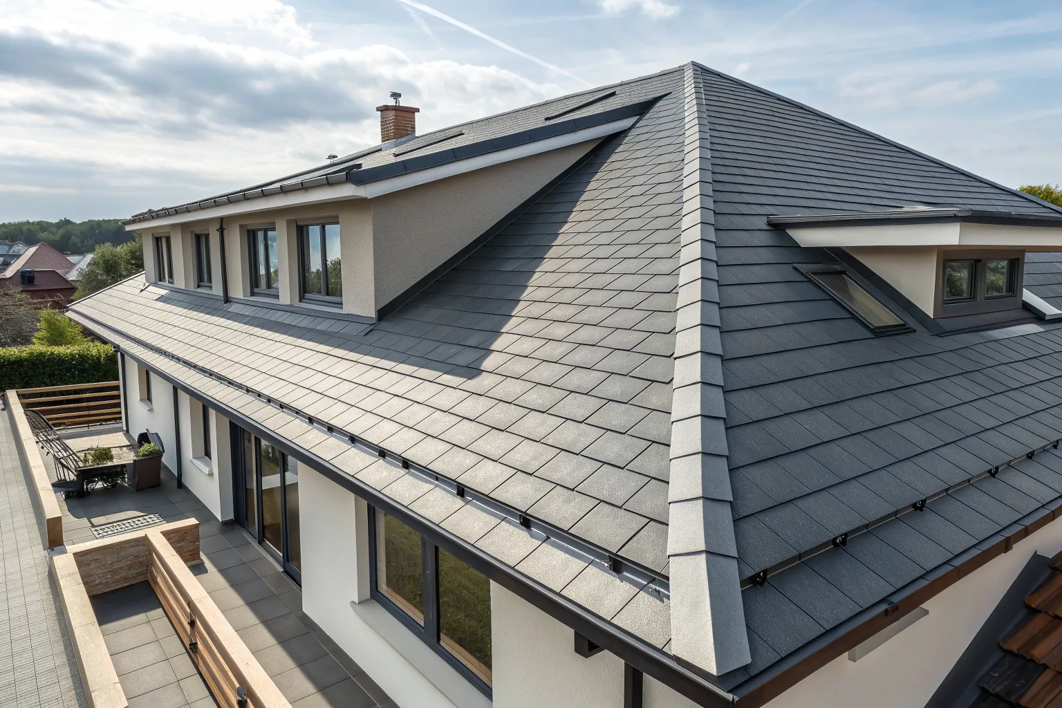 نقش شیب سقف در عملکرد آبرو ورقهای UPVC