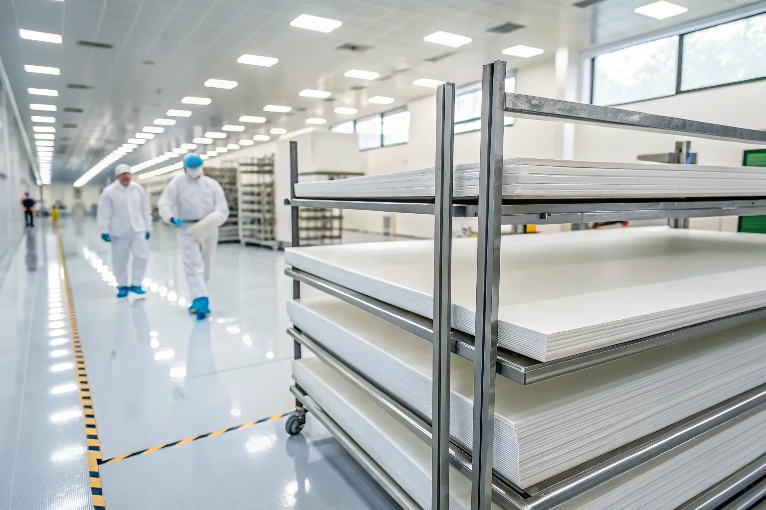 کاربرد ورق UPVC در کلینروم و سردخانهها