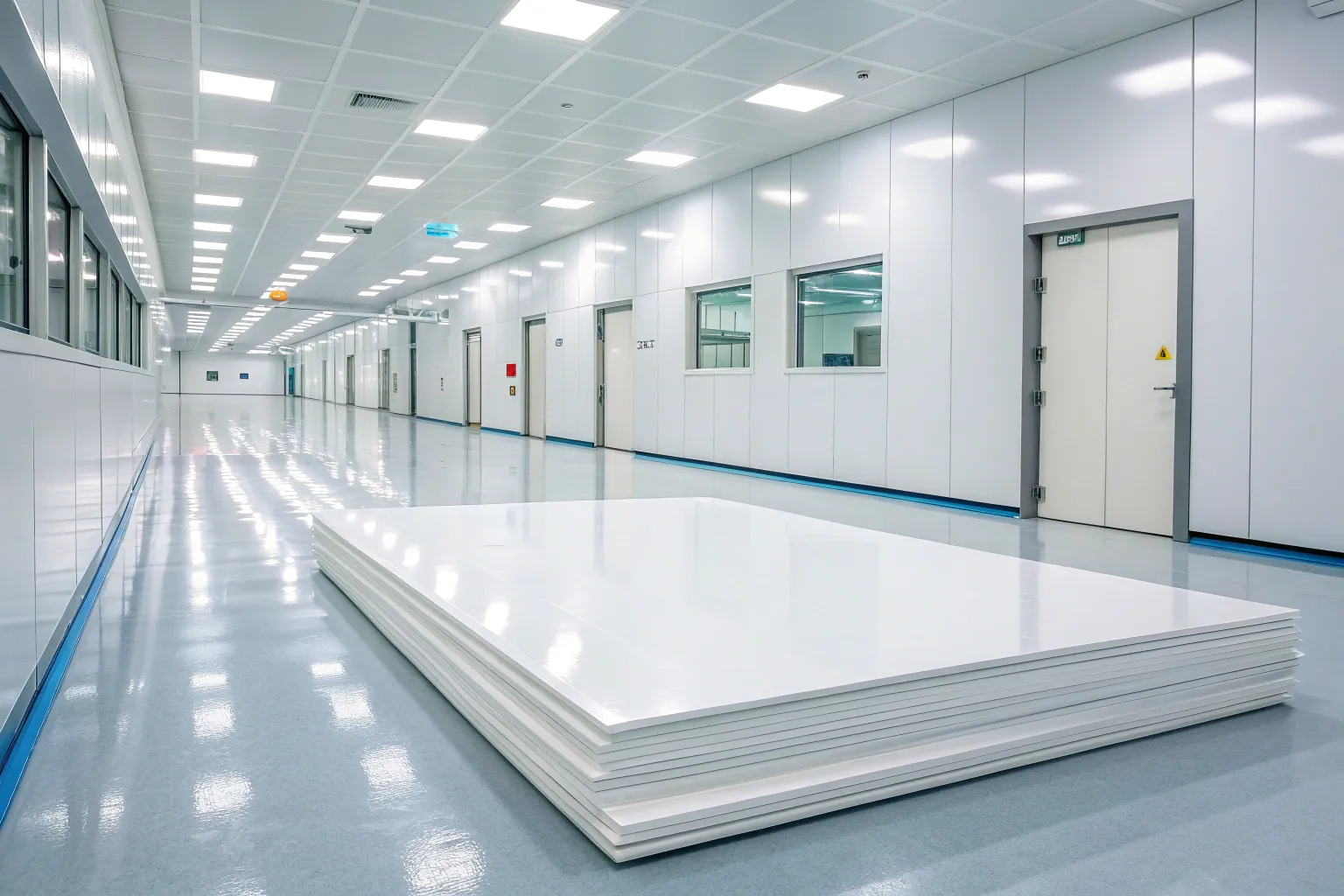 کاربرد ورق UPVC در کلینروم و سردخانهها