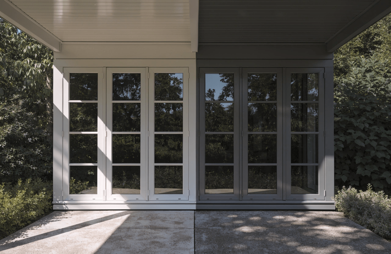تأثیر رنگ روشن یا تیره UPVC بر بازتاب نور و خنکی فضای زیر سقف